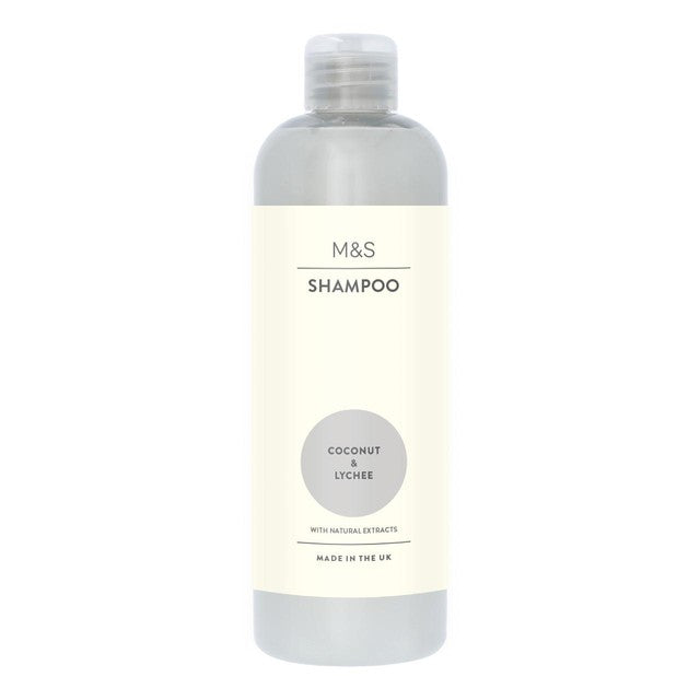 M&S Coconut and Lychee Shampoo 500ml, imported from the UK