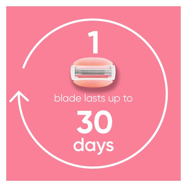 Gillette Venus razor blade refills Spa Breeze 4-pack, UK version