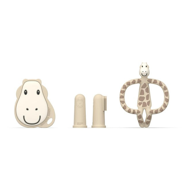 Matchstick Monkey Gigi Giraffe teething set, imported from the UK
