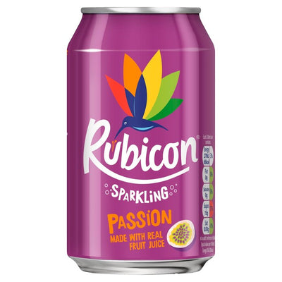 Rubicon Sparkling Passionsfrucht Saft Erfrischungsgetränk 18 x 330ml