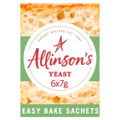 Allinson's Easy Bake Schnellhefe 6 x 7g Beutel