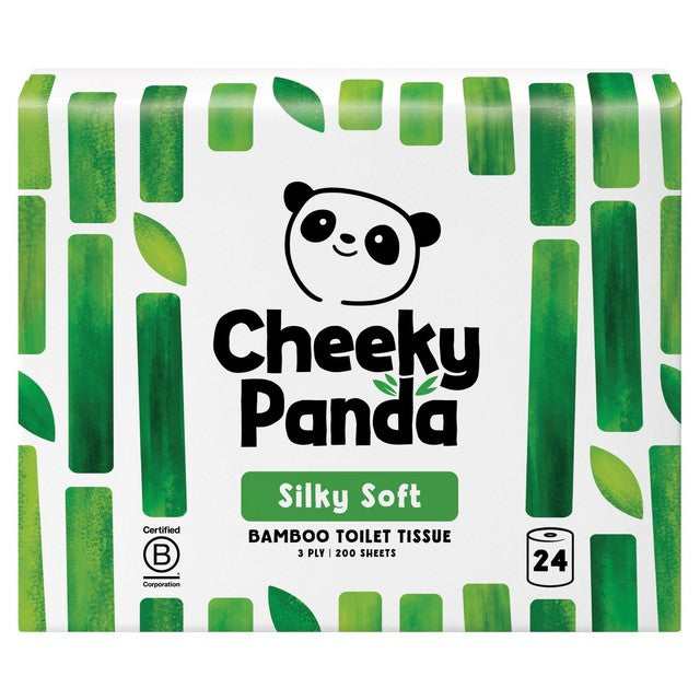 The Cheeky Panda Bamboo Toilet Tissue 24 Roll 200 Sheets - British product