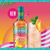 Smirnoff Miami Peach vodka 70cl (British brand)