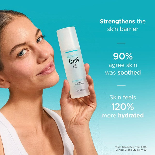 Curel hydrating water essence for dry sensitive skin, imported from the UK