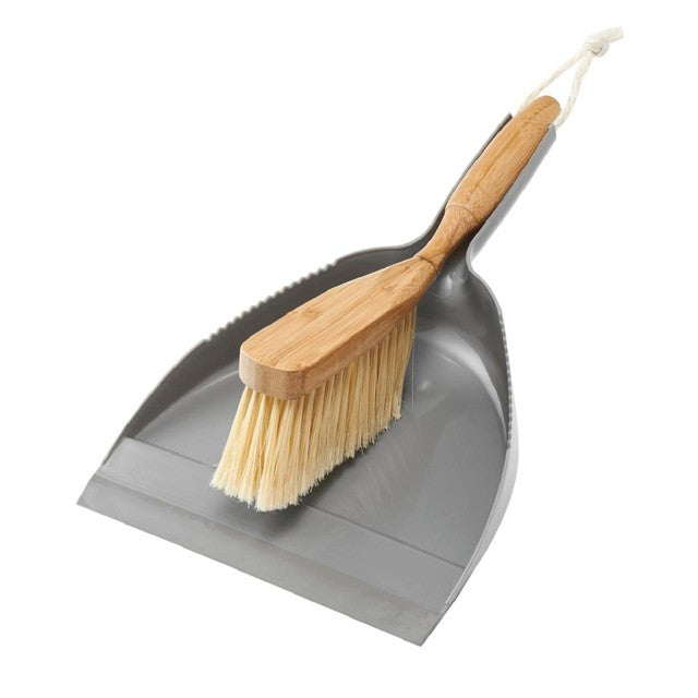 Addis Bamboo Dustpan and Brush Set 38 cm - British product