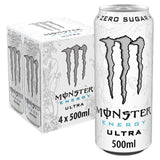Monster energy drink Ultra Zero Sugar 4x500ml (British brand)