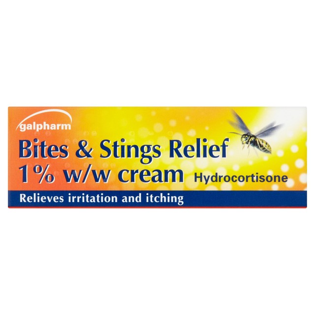 Galpharm Hydrocortisone Bites & Stings Relief Cream 10g, UK version