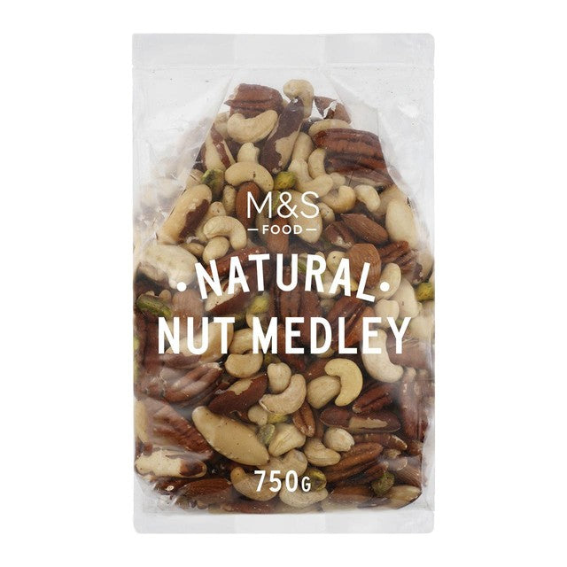 M&S Nut Medley 750g, imported from the UK