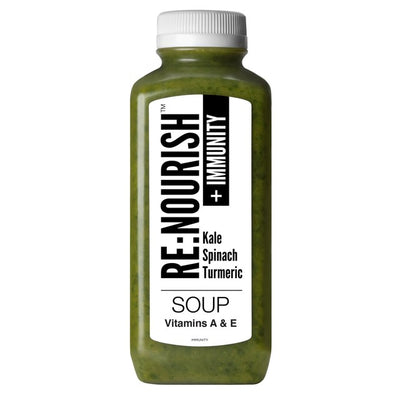 Soupe bio Re Nourish Immunité kale, épinards, adaptée au GLP-1