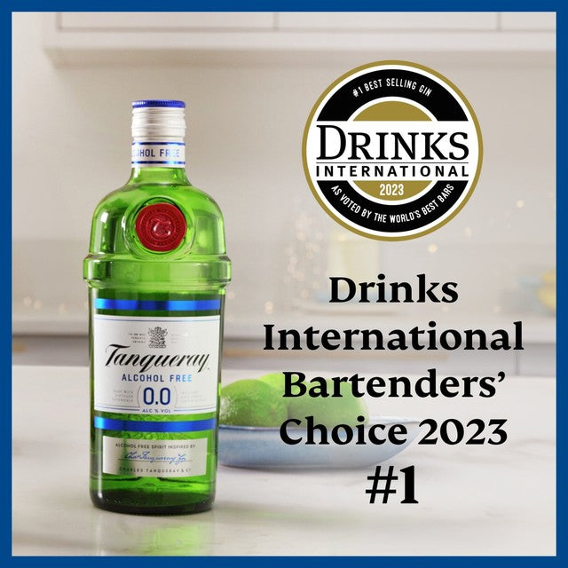 Tanqueray alcohol-free spirit 0.0% 70cl (British brand)