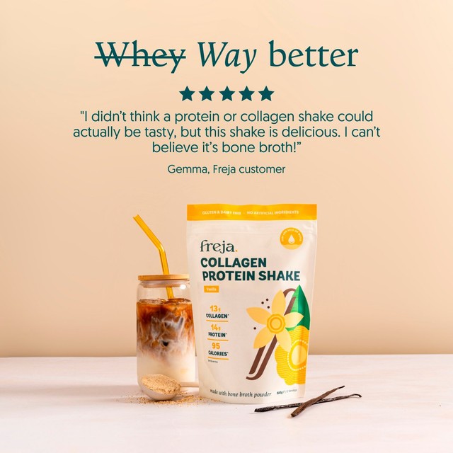 Freja Vanilla Collagen Protein Shake 300g - British product
