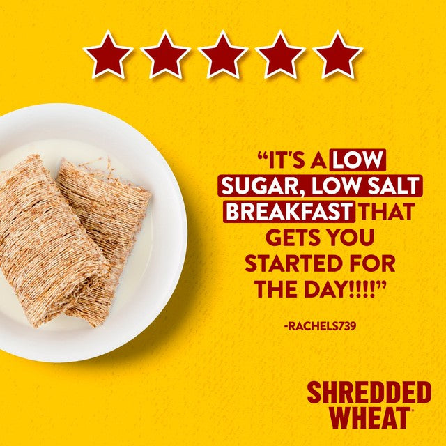 Shredded Wheat Original Breakfast Cereal 16 Biscuits