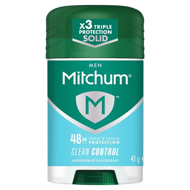 Mitchum Clean Control anti-perspirant deodorant stick 41g, imported from the UK