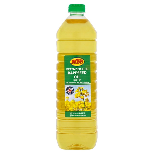 KTC Rapeseed vegetable oil 1L plastic bottle, UK version