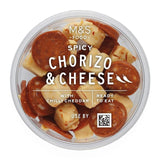 M&S Spicy Chorizo & Cheese Snack Pot 120g, imported from the UK