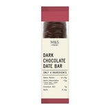 M&S vegan date bar with dark chocolate, UK version