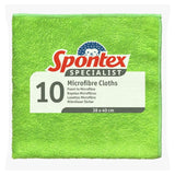 Spontex extra large microfibre cleaning cloths 38x40cm (British brand)