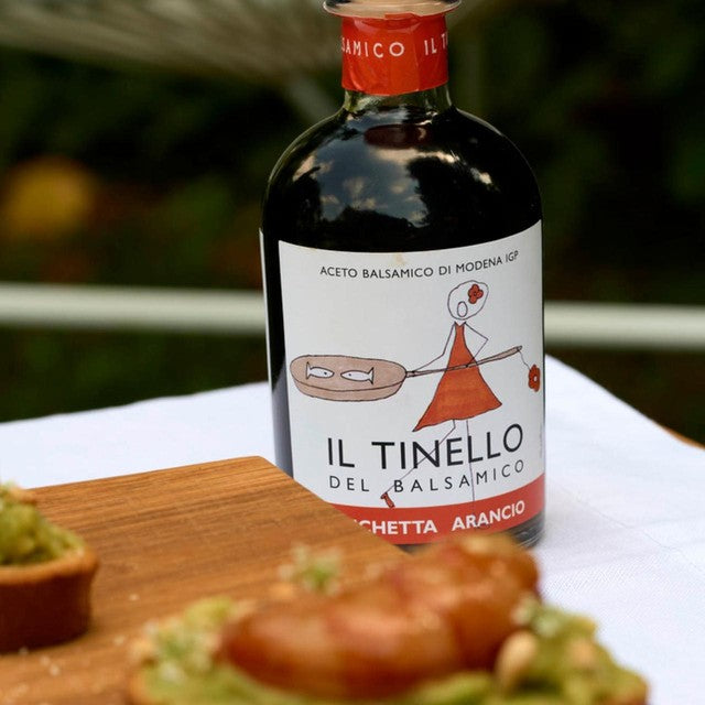 Il Tinello Balsamic Vinegar Orange Label Medium Acidity 250ml, UK version