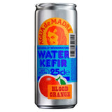 Agua de Madre blood orange water kefir can, imported from the UK