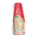 Duni Bio Red Paper Party Cups 500ml, UK version