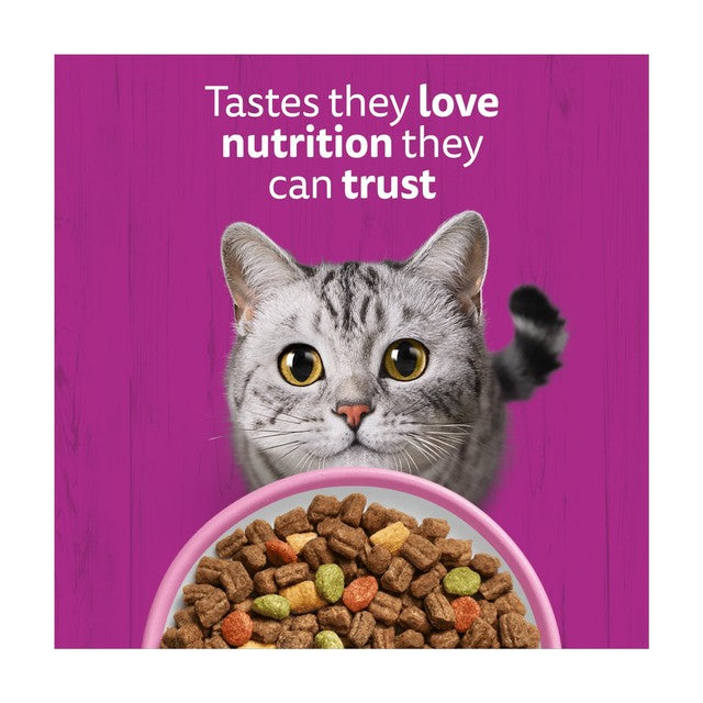 Whiskas dry cat food with salmon 800g (British brand)