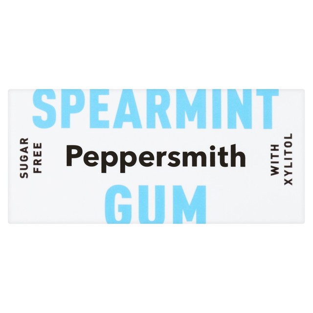 Peppersmith spearmint chewing gum 15g, imported from the UK