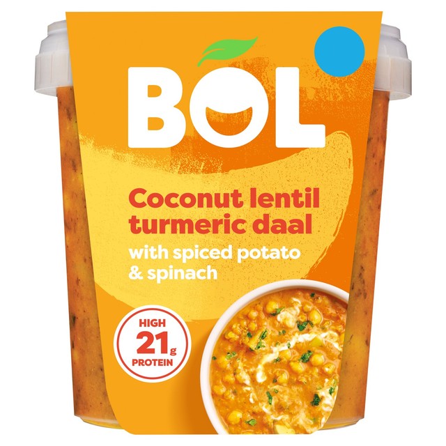 BOL coconut lentil turmeric daal pot 450g - British product
