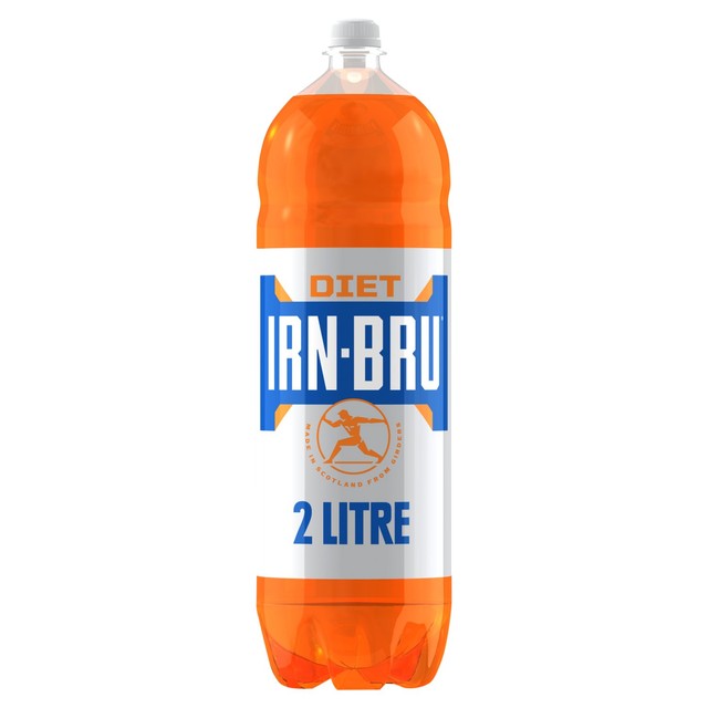 Irn-Bru Sugar Free soft drink 2L, UK version
