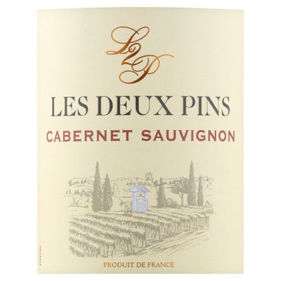 Les Deux Pins Cabernet Sauvignon 2020 Roter Französischer Wein 75cl