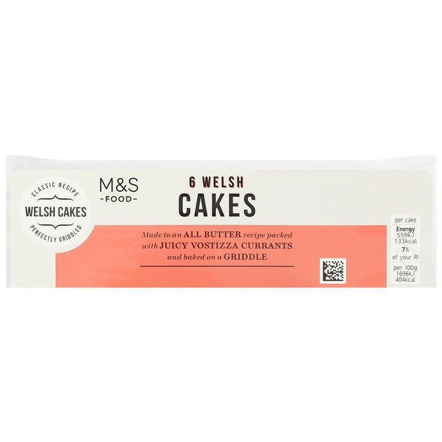 M&S Welsh cakes with currants (British brand)