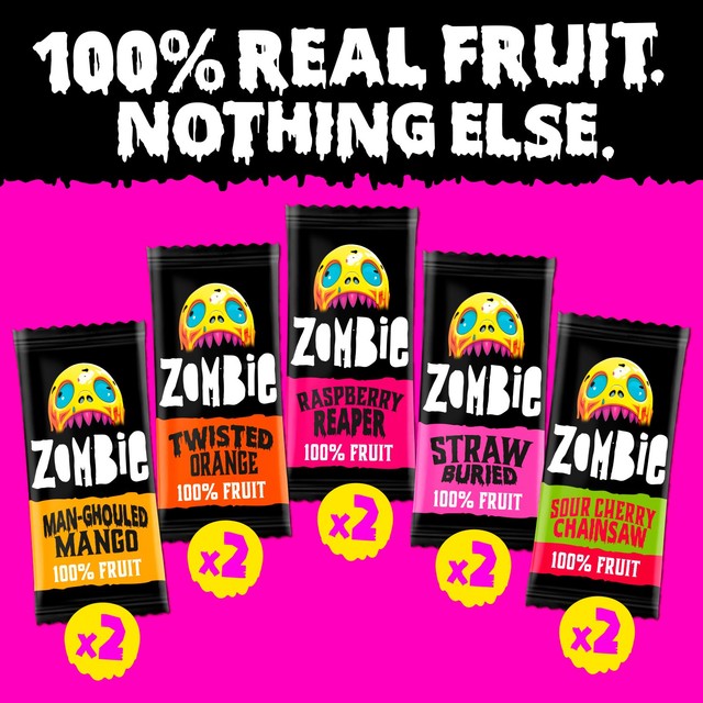 Zombie Snacks mini fruit bars variety pack (British brand)