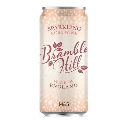 M&S M&S Bramble Hill Sparkling Rose Can Sparkling Rosé Wine 20cl- Buy online at McGrocer
