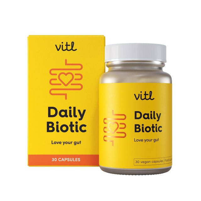 VITL Daily Biotic Capsules 30 capsules (British brand)