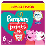 Pampers nappy pants size 6 for babies 15kg+ in jumbo pack, imported from the UK