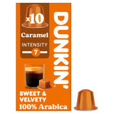 Dunkin caramel coffee pods, imported from the UK