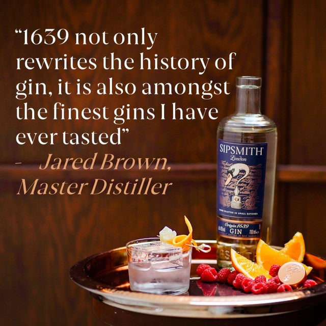 Sipsmith Origin 1639 gin 70cl (British brand)