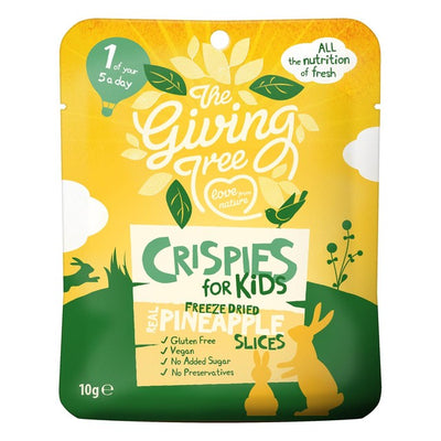 M&S Giving Tree Freeze Dried Pineapple Crispies Kids Fruit Snack 10g- Buy online at McGrocer