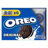 Oreo Original Vanilla sandwich cookies 132g, imported from the UK