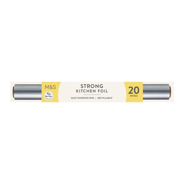 M&S Strong Kitchen Foil 20m, imported from the UK