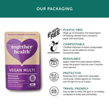 Together Health Vegan Multivitamin Supplement 60 Capsules (British brand)