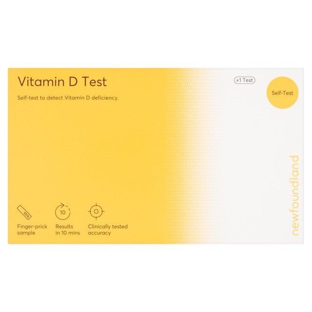 Newfoundland Vitamin D test kit, imported from the UK