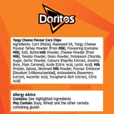 Doritos tangy cheese tortilla chips - British product