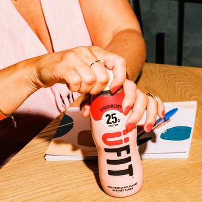 UFit Erdbeer 25g Protein Milchshake Getränk 330ml