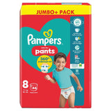 Pampers nappy pants size 8 jumbo pack, imported from the UK