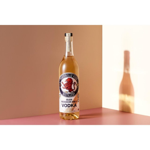 Portobello Golden Madagascan Vanilla Vodka 70cl, imported from the UK