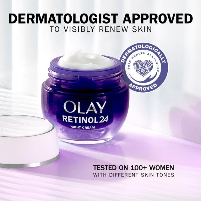 Olay Regenerist Retinol 24 Night Moisturiser 50ml, imported from the UK
