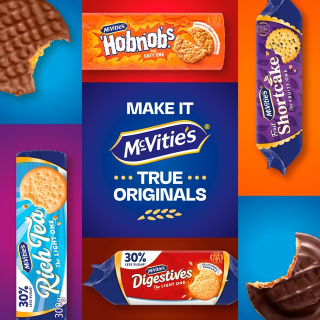 McVitie's Digestives The Light One biscuits 250g, imported from the UK