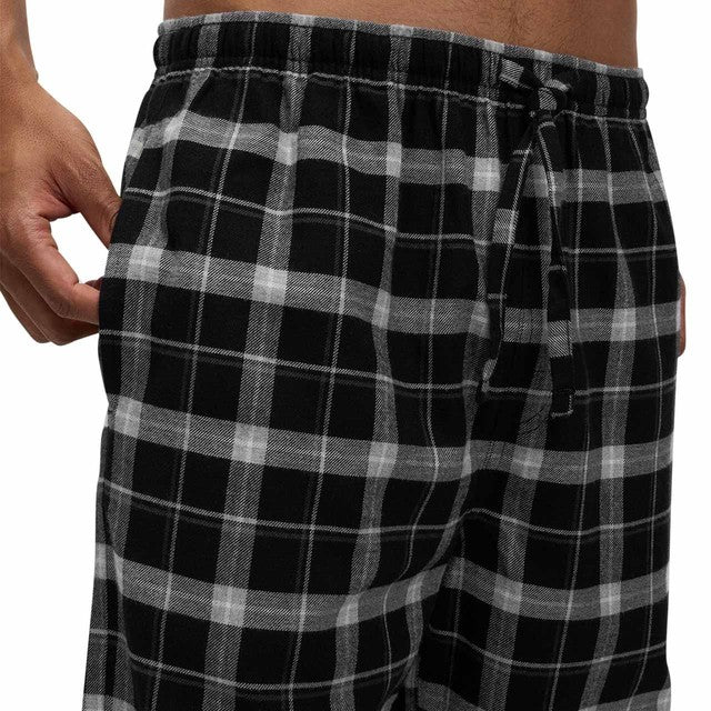 M&S checked black pyjama bottoms size L, imported from the UK