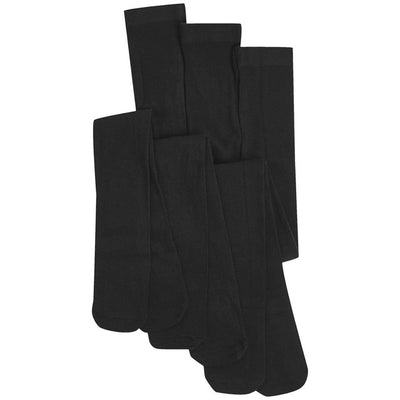 Lot de 3 paires de collants scolaires M&S pour filles, 2-3 ans, noirs