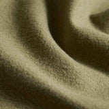 M&S brushed fitted sheet Olive King - British product